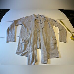 Barefoot Dreams Cozy Chic Lite S/M open chest cardigan light cream